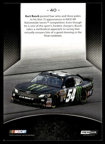 2012 Press Pass Redline Racing base, SN, and Inserts - Pick from list - PYC - Picture 84 of 178
