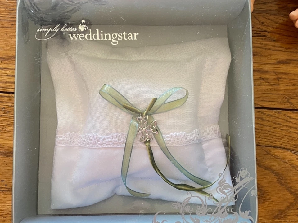 Anillo de boda almohada estrella de bodas colección celta nuevo en caja Foto 2 de 4