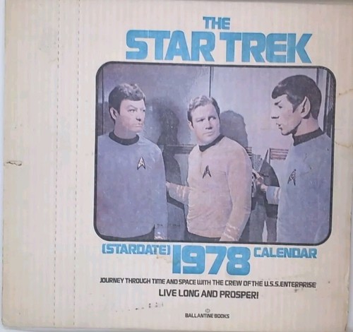 Calendarios Star Trek 1978-80 X3 2 De Colección Nuevo 1 Abierto En Cajas Originales - Imagen 9 de 10