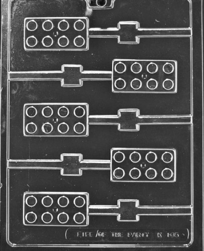 BUILDING BLOCKS CHOCOLATE CANDY MOLD MOLDS DIY PARTY FAVORS - Picture 1 of 1