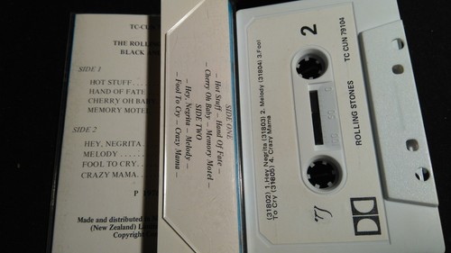 The Rolling Stones Black and Blue *MC Tape Cover 1977* - Picture 2 of 7