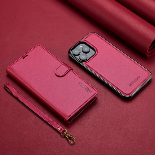 Removable Magnetic PU Leather Wallet Case For iPhone 16E 16 15 Pro Max 14 13 12 - Picture 40 of 81