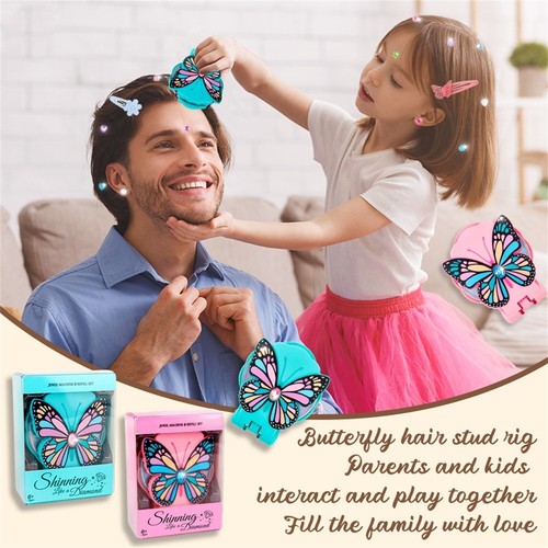 Multi-Function Diamond Hair Rings Machine Set, Create a Blingbling Party Look