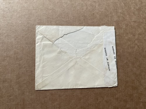 Malta WWII Censor Cover to Hollywood (23-S12) +Solo Franking KGVI#194+Censor#12 - Picture 2 of 2