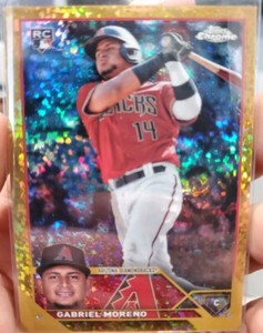 2023 Topps Chrome Update Gabriel Moreno Rookie Gold Mini Diamond /50 RC USC36