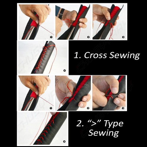 Upgrade 15" Car Steering Wheel Cover For Nissan Rogue/Rogue Sport 2017 2018 2019 - Picture 8 of 12