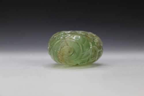Chinese green beryl or fluorite snuff bottle - Picture 5 of 6