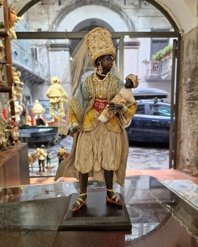 Presepe Napoletano REGINA MORA KRIPPEN,CRECHE,BELEN,PASTORI - Picture 4 of 4