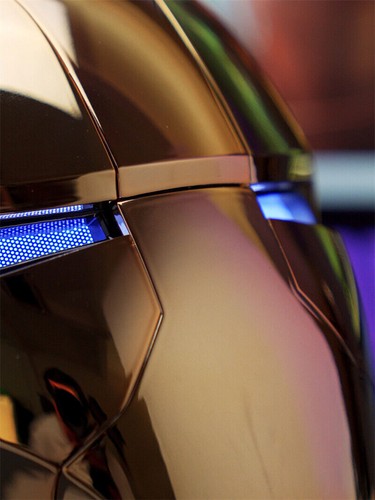 Iron Man MK5 Golden Helmet AUTOKING 1:1 Wearable Voice-control Mask Cosplay Prop - Picture 10 of 10