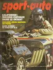 SPORT AUTO 235 1981 GP FRANCE ANGLETERRE GOLF GTI 16S OETTINGER FORD CAPRI 2.8i