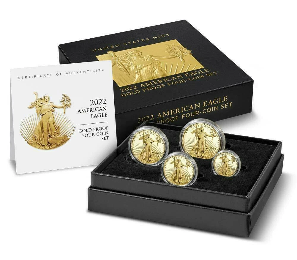 4 Coin Proof Gold American Eagle Set for sale | eBay
