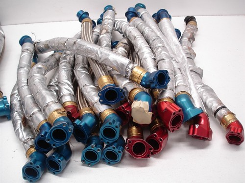 34 NASCAR BMRS AUTO VERDI -16an DRY SUMP OIL PUMP 4 BOLT RETURN LINES HOSES #146 - Picture 2 of 15