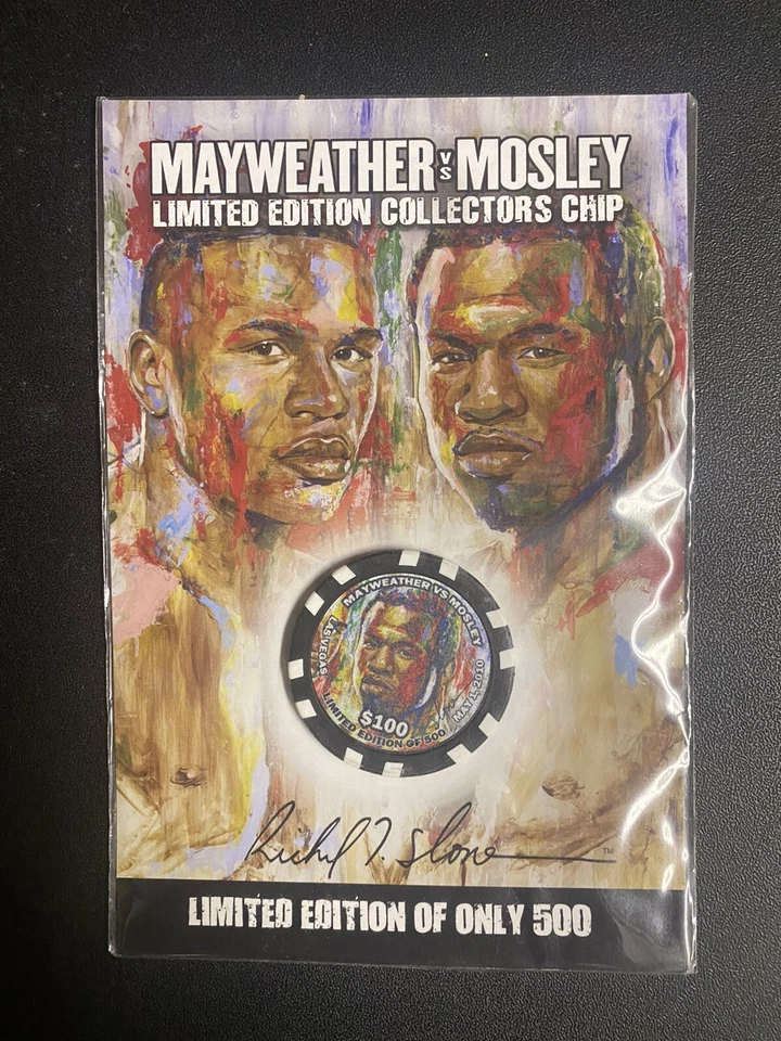Mayweather vs Mosley Official Limited Edition Richard T. Slone Collectors Chip - Image 2 of 3