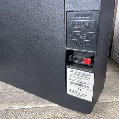 Bose Model 201 Series IV Bookshelf Speakers - Black - Set of 2 - Tested & Works - Picture 7 of 14