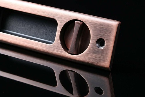 Invisible Barn Door Locks with 3 Keys Handle for Sliding Door Furniture Hardware - Picture 27 of 51