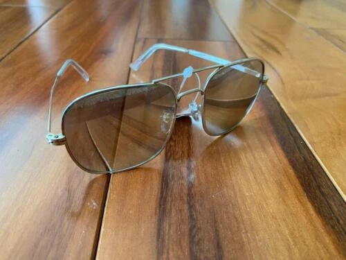 Gafas de Sol Vintage cuadradas marco de metal Aviator