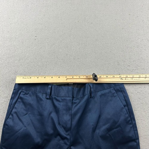Orvis Pants Womens 10P Blue Cotton Blend Flat Front Straight Leg - Picture 5 of 9