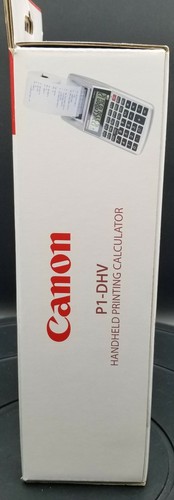 Canon P1-Dhv-3 calcolatrice di stampa portatile desktop 12 cifre NUOVA scatola aperta - Foto 4 di 8