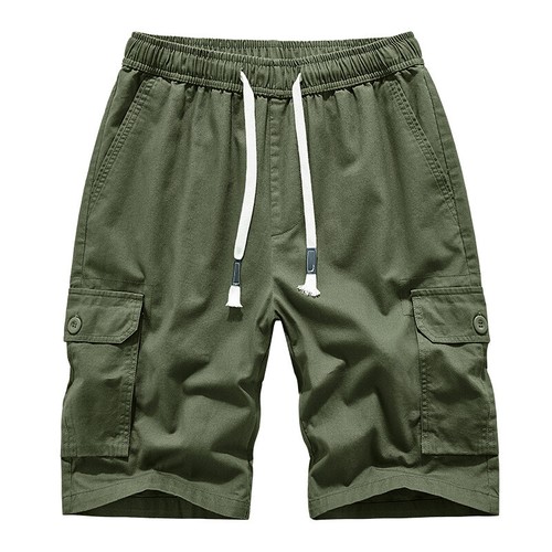 Verano Nuevo Ropa de Trabajo Pantalones Cortos Hombre Algodón Puro Informal Pantalones Cinco Cuartos Pantalones - Imagen 26 de 31