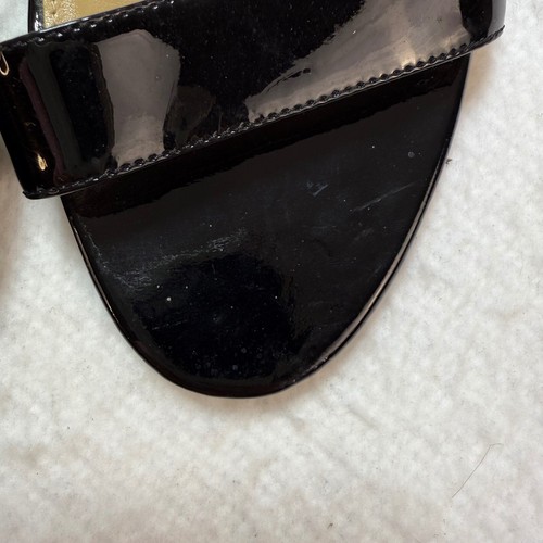 Talbots womens heels 7.5 Black Ankle Strap Dress Sandals Party Shoes Size 7.5 - Picture 5 of 12