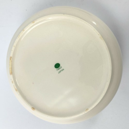 Nikko Japan Porcelain Round Trinket Box Christmas Tree Pattern Theme 5" diameter - Picture 7 of 7