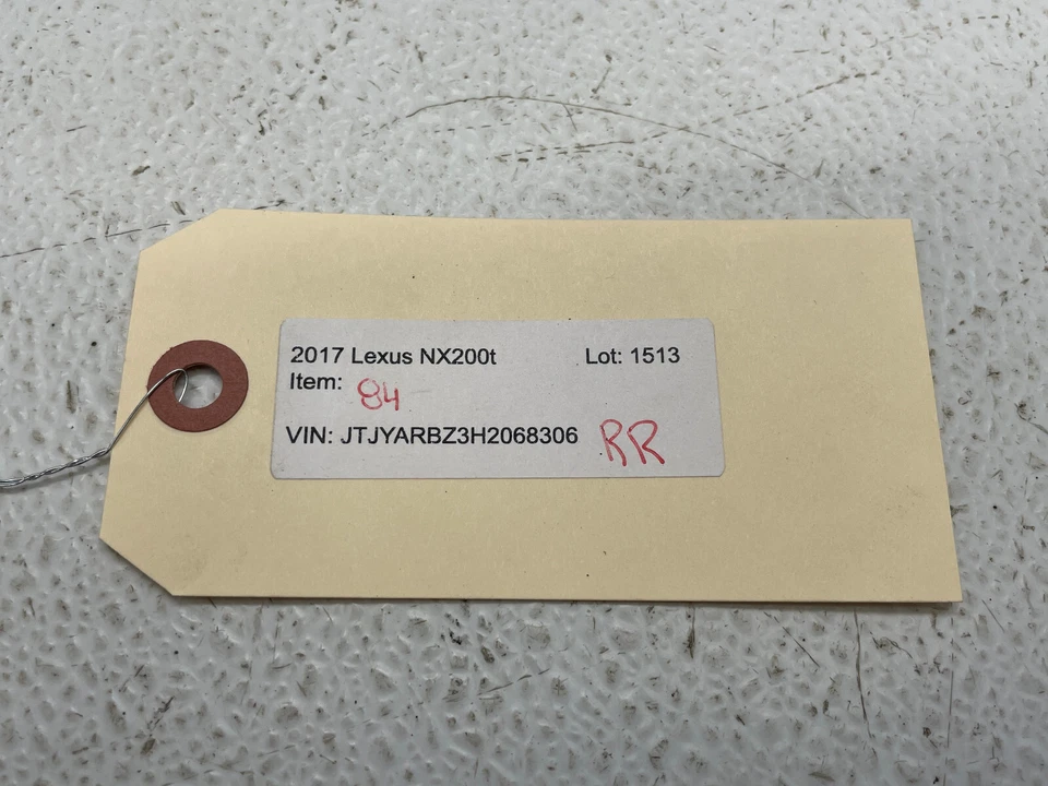 2015 2016 2017 Lexus NX200t Rear Right Pass Door Window Glass Panel 1513 OEM - Image 4 of 4