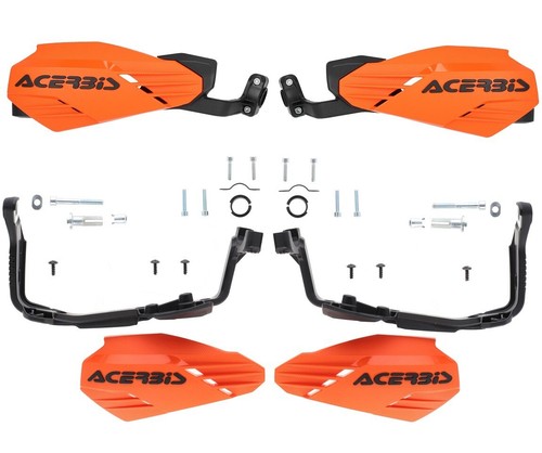 ACERBIS PARAMANI MOTO-X CHIUSI STECCA METALLO KIT MONTAGGIO INCLUSO ARANCIO NERO - Foto 6 di 6