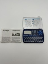 Sharp Memo Master Personal Organizer EL-6985 B 256 KB Memory 3-Line Display