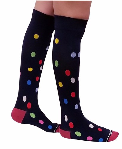 Confezione da 6 paia calze a compressione antifatica da viaggio sportive 15-20 mmHg 9-11 - Foto 7 di 18