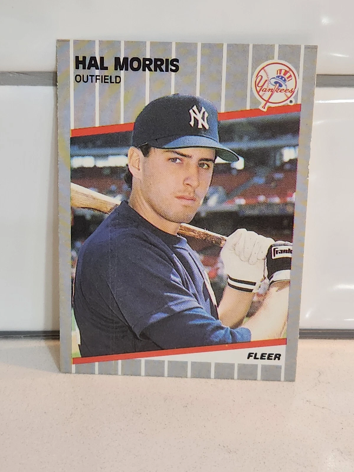 Hal Morris trading card