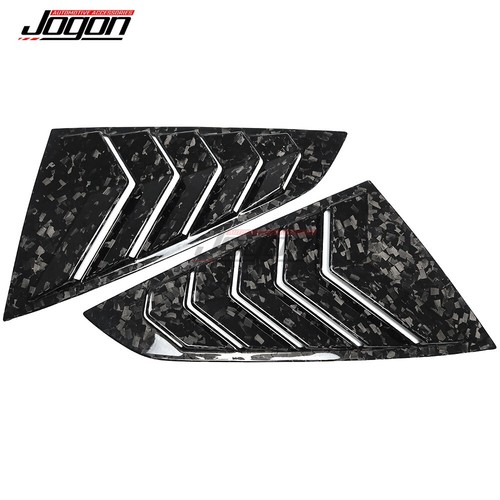 Cubierta de ventilación de ventana triángulo trasero de carbono forjado para Ford Mustang S650 GT Darkhorse - Imagen 9 de 11