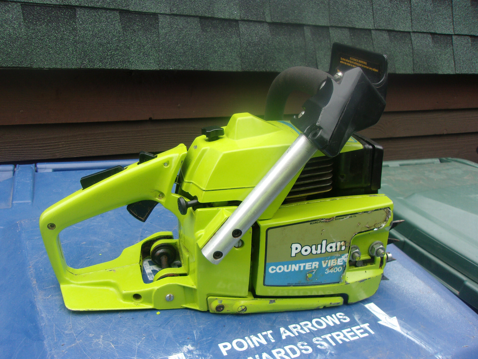 Poulan 3400 Counter Vibe chainsaw vintage 2400 3800 4200 5800 6000