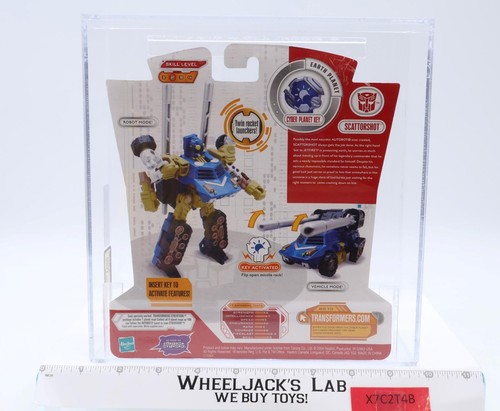 Scattershot Scout Class AFA GRADED U90 Transformers Cybertron 2005 Hasbro SEALED - Picture 2 of 11