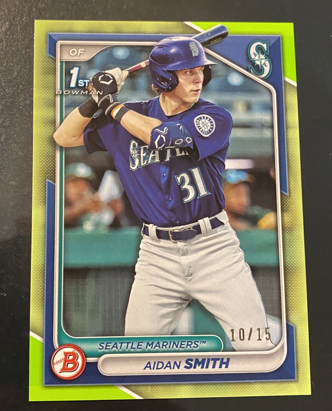 2024 Bowman Chartreuse Border Aidan Smith 1st /15 Hobby Only