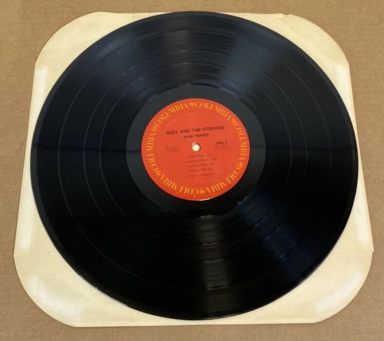 IGGY POP & THE STOOGES - RAW POWER - 1976 RE VINYL LP (TB-576) - Image 2 of 4
