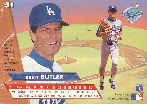 TO CHOOSE YOUR CARD BASEBALL MLB FLEER - ULTRA 1993 #001 TO #300 - Picture 55 of 327