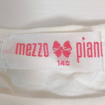 Mezzo Piano T-shirt Tops White Short Sleeve Heart Strawberry