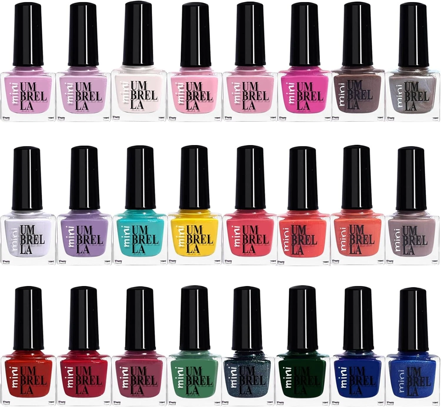 Set of 24 Classic Modern Nail Polish Varnish Set 24 Colours 5ml EU Made (Set B)
Opens in a new windo