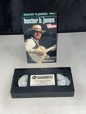 Buster B Jones In Concert VHS Homespun | eBay