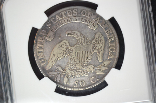 1817- Bust Half Dollar- NGC Fine Details.  Cleaned.  O-111.  High-end Fine! - Picture 3 of 5