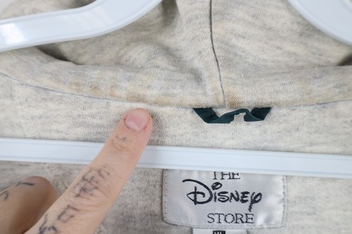 Vintage 90s Disney Mens XL Spell Out Winnie the Pooh Tigger Lined Hooded Jacket - Picture 13 of 19