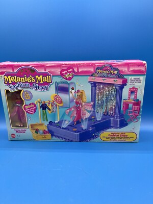 Melanie's Mall Fashion Doll Show Mini Doll Playset Vintage 90s New Open Box 