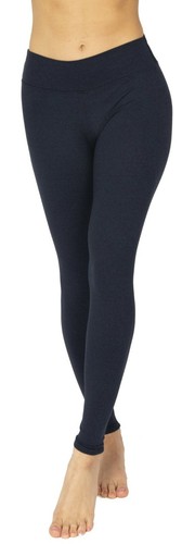Soft Stretch Yoga Pant Mid Waist Full Length Stretch Legging QUEEN ONE SIZE - Picture 20 of 24