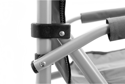 SEDIA PIEGHEVOLE BRUNNER RAPTOR GRIGIA X 2 CAMPEGGIO PESCA ALL'APERTO CARAVAN CAMPERVAN - Foto 7 di 7