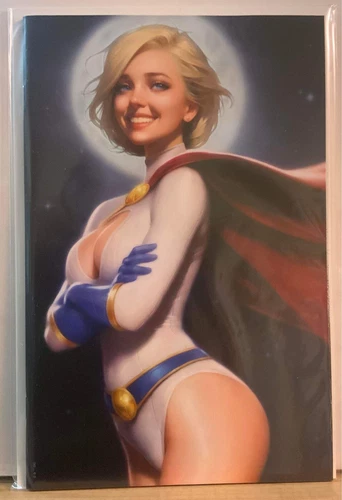 POWER GIRL SPECIAL #1 Smiling Virgin Will Jack Cover VFN/NM Superman DC Comics
