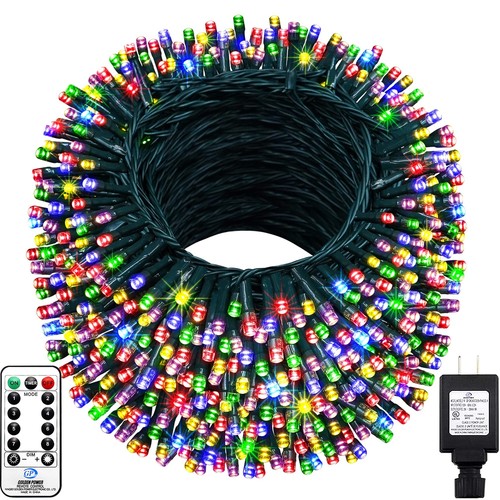 1000 LED 403FT Luces De Navidad Impermeable Para Exterior Patio Jardin En Oferta - Picture 2 of 8