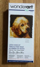 Wonderart Latch Hook Kit Puppy Love Craft Dog #426132 Size 12"x12" Yellow Lab