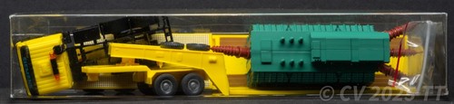1/87 H0 WIKING 505 Mercedes MB SK 2544 S,Tiefladesattelzug SIEMENS mit Trafo !!! - Picture 6 of 8
