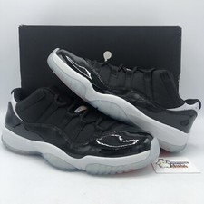 Nike Air Jordan 11 Retro Low Infrared size 9 OG XI 528895–023 Black Gray￼￼