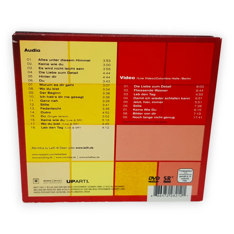 Laith Al Deen Die Liebe zum Detail Special Edition Digipack Album CD DVD 2008 - Bild 2 von 4